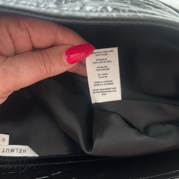 Helmut Lang Croc Mini Skirt Size 12 NWT - Picture 10 of 10